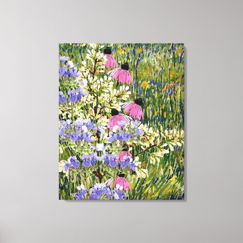 Bouquet of Wildflowers in a Meadow at Arles Canvas Print