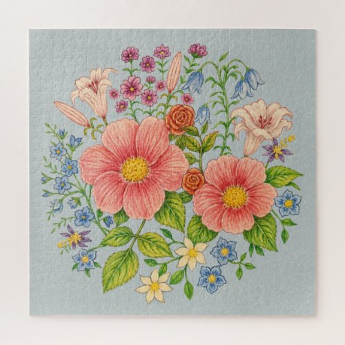 Bouquet of Wildflowers Jigsaw Puzzle