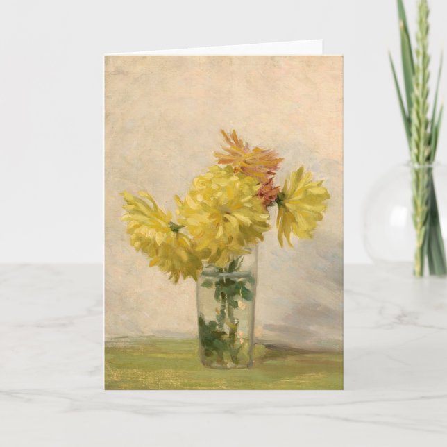 Bouquet of Yellow Flowers | Edward Herbert Barnard Card (Front)