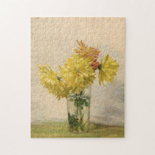 Bouquet of Yellow Flowers Edward Herbert Barnard Jigsaw Puzzle