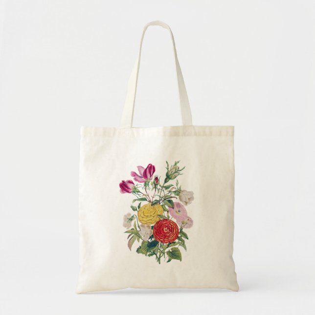 Bouquet - Pink Tote Bag (Front)