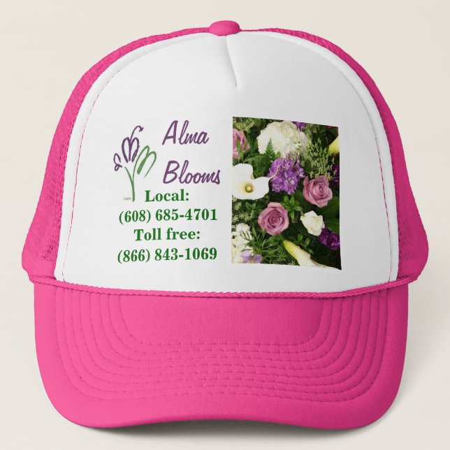 Bouquet Trucker Hat (Front)