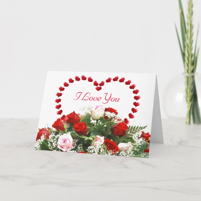 Bouquet Valentine Card (Front)