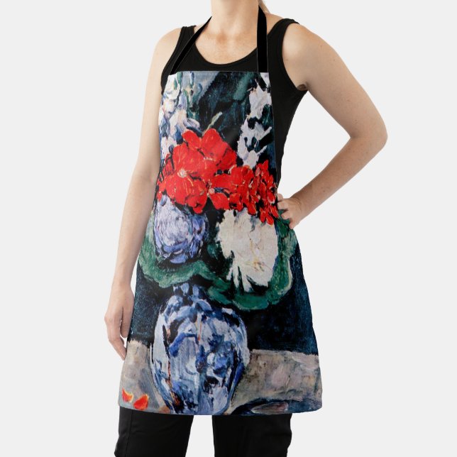 Bouquet with Little Delft, Paul Cezanne Apron (Insitu)