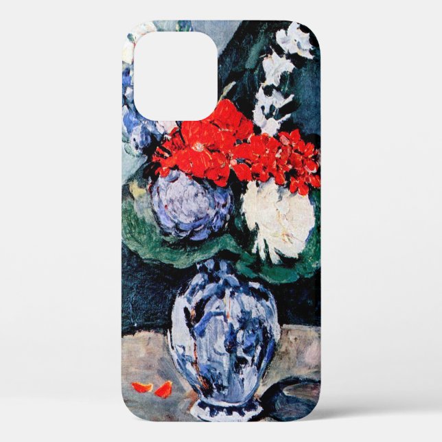 Bouquet with Little Delft, Paul Cezanne Case-Mate iPhone Case (Back)