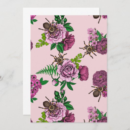 Bouquets and tarantula (Front/Back)