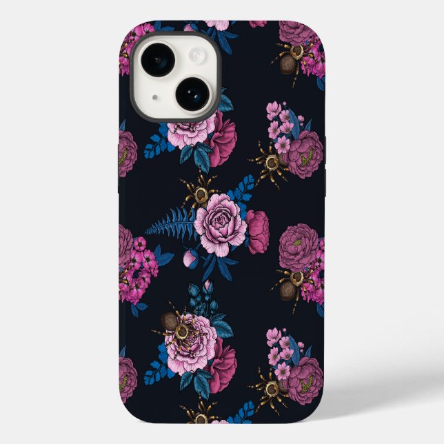 Bouquets and tarantula 2 Case-Mate iPhone case (Back)