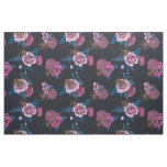 Bouquets and tarantula 2 fabric