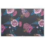 Bouquets and tarantula 2 fabric