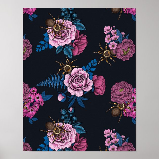 Bouquets and tarantula 2 poster (Front)