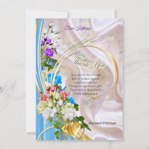 Bouquets of Multi-colour Roses on Silk textures