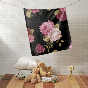 Bouquets of Roses 3 Baby Blanket