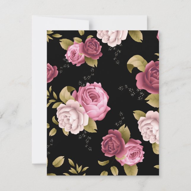 Bouquets of Roses 3 Note Card (Front)