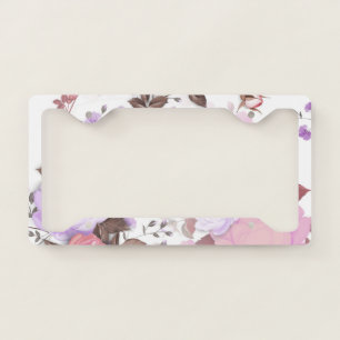 Bouquets of Roses 5 License Plate Frame