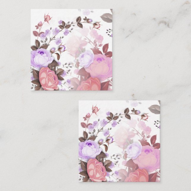 Bouquets of Roses 5 Note Card (Front/Back)