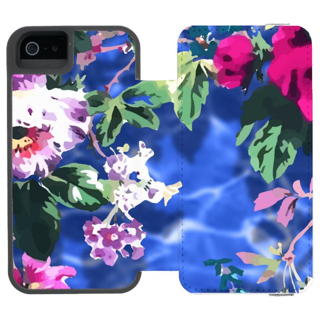 Bouquets with roses incipio iPhone wallet case (Folio Open)