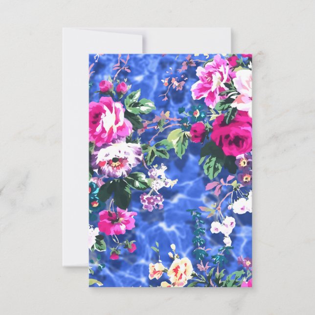 Bouquets with roses thank you card (Front)