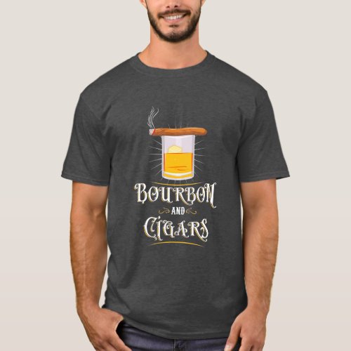 Bourbon And Cigars T_Shirt