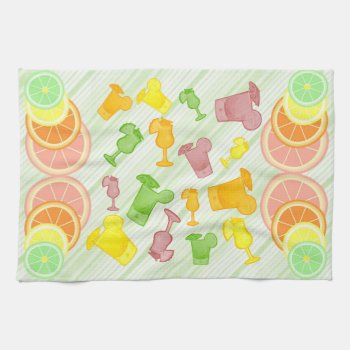 Bourbon And Vodka And Gin  Oh  My! Kitchen Towel by gueswhooriginals at Zazzle