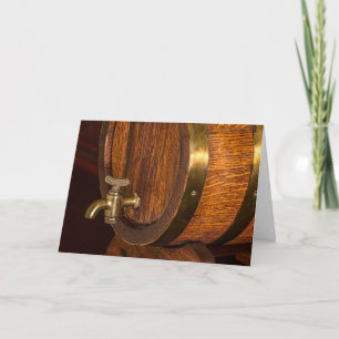 BOURBON BARREL BIRTHDAY CARD