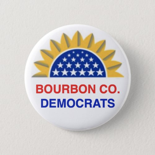 Bourbon County Democrats button