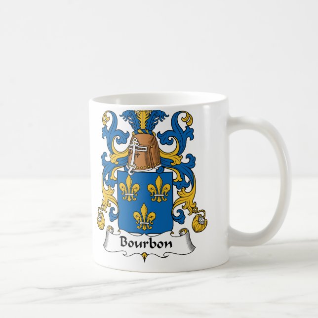 Bourbon Family Crest Coffee Mug (Right)
