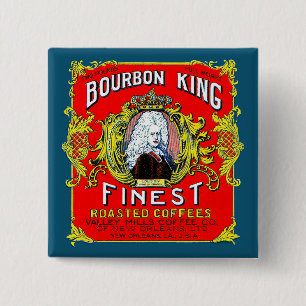 Bourbon King Finest Roasted Coffees Button