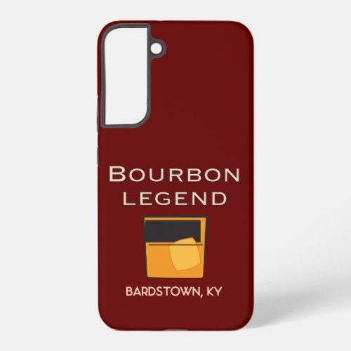 Bourbon Legend burgundy Samsung Galaxy Case