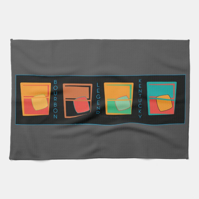 Bourbon Legend Kentucky - Bar towel (Horizontal)