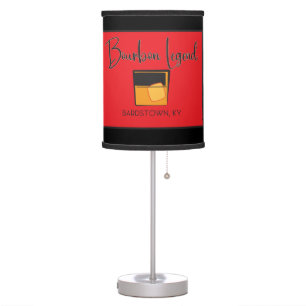 Bourbon Legend Retro Design Whisky Glass - Lamp