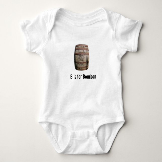 Bourbon Onsie Baby Bodysuit (Front)