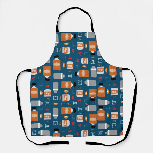 Bourbon Pattern Apron (Front)