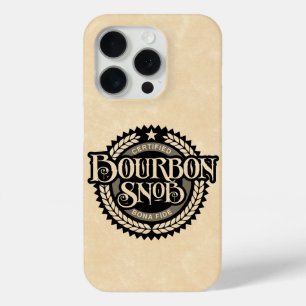 Bourbon Snob - funny whiskey drinker iPhone 15 Pro Case