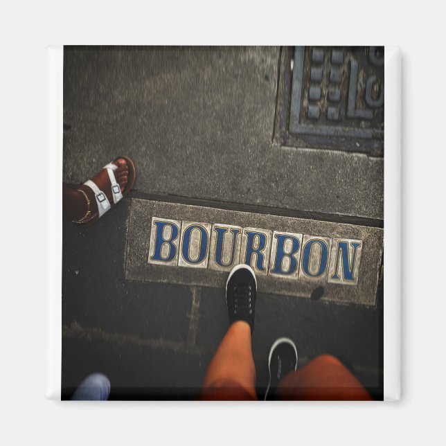 Bourbon st. magnet (Front)