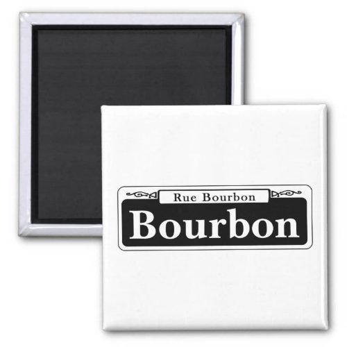 Bourbon St New Orleans Street Sign Magnet