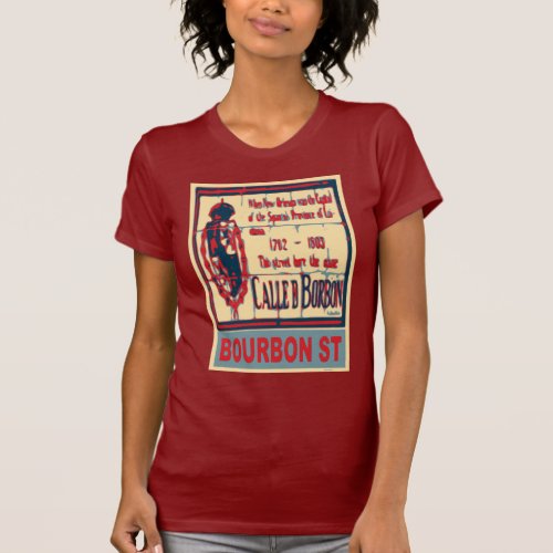 Bourbon St New Orleans T_Shirt