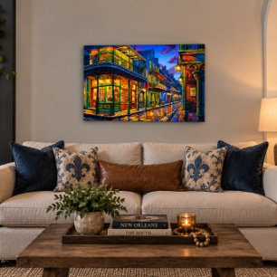Bourbon Street 36x24 Acrylic Wall Art