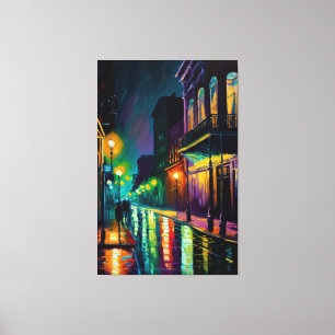 Bourbon Street, New Orleans, French Quarter Canvas Print