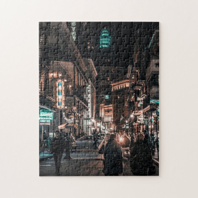Bourbon Street New Orleans Jigsaw Puzzle (Vertical)