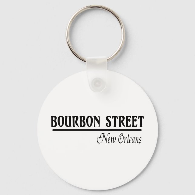 Bourbon Street New Orleans Keychain (Front)