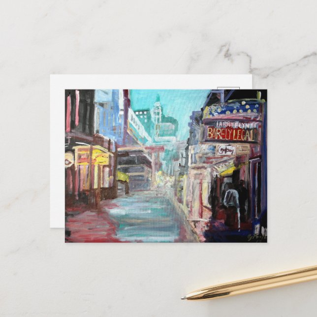 Bourbon Street Postcard (Front/Back In Situ)