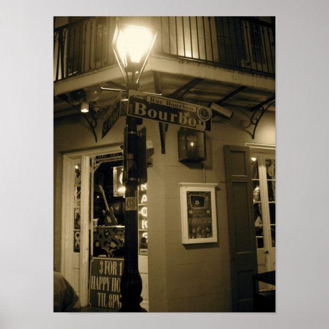 Bourbon Street Poster (Front)