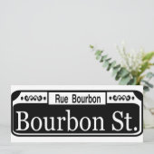Bourbon Street Sign (Standing Front)