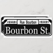 Bourbon Street Sign (Front/Back)