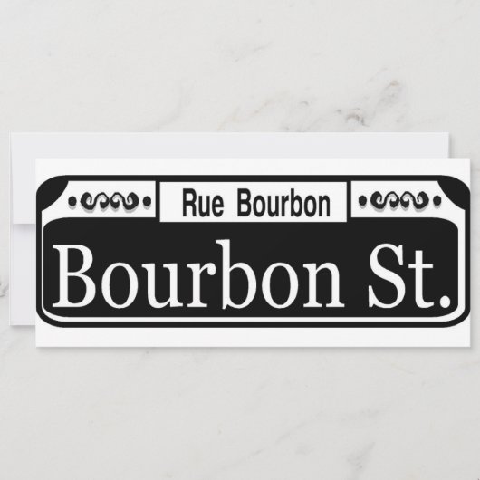 Bourbon Street Sign (Front)