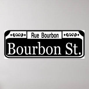 Bourbon Street Sign