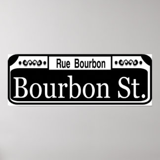 Bourbon Street Sign