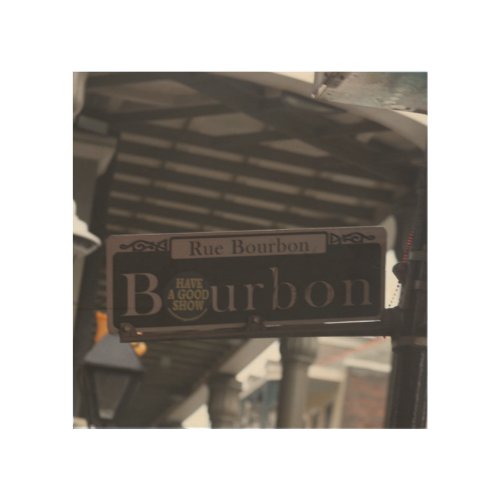 Bourbon Street Sign