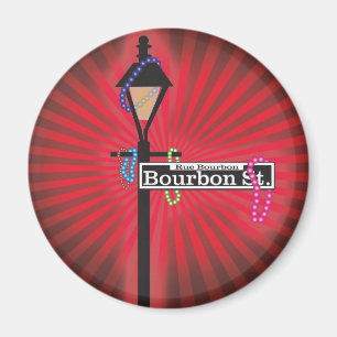 Bourbon Street Sign Magnet