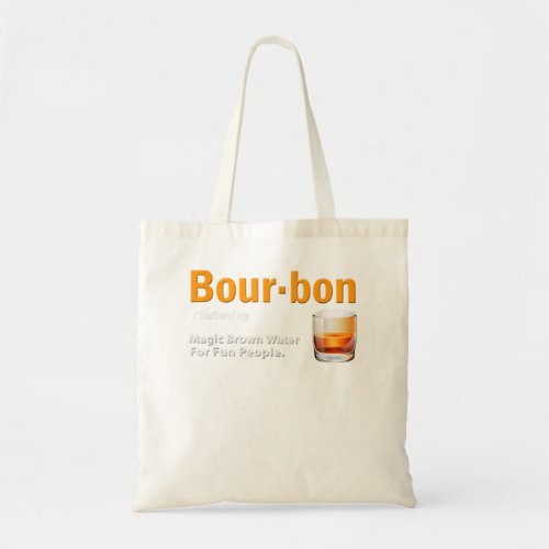 Bourbon Whiskey Lover Bourbon Definition Tote Bag